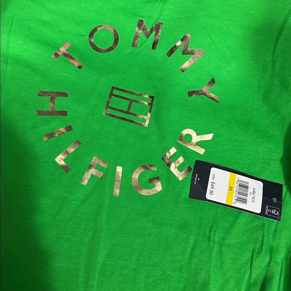 Tommy Hilfiger Women's Relaxed Short Sleeve Logo T-Shirt Dress NWT Size M - Picture 4 of 6
